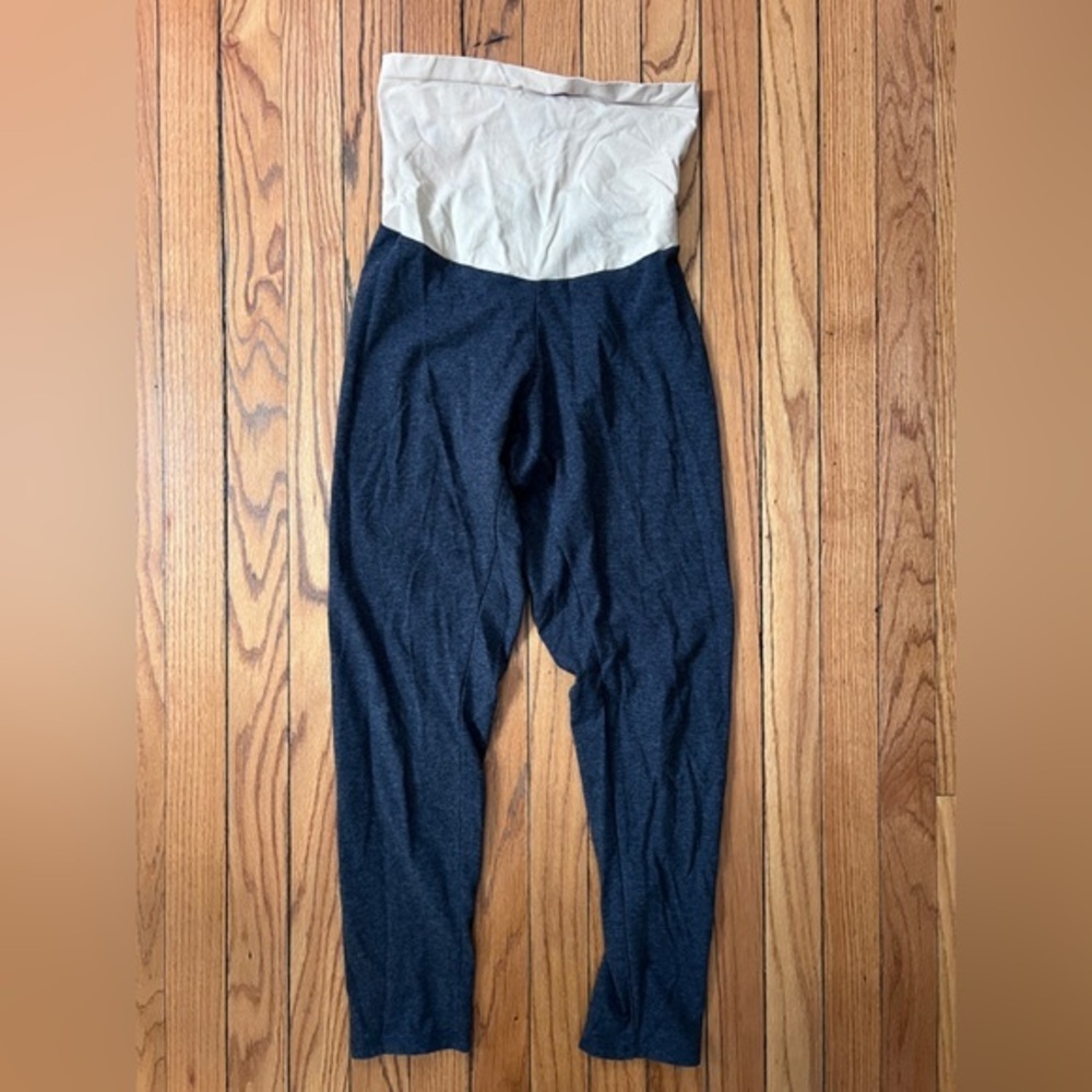 Motherhood Maternity Leggings, Charcoal, Maternity L
